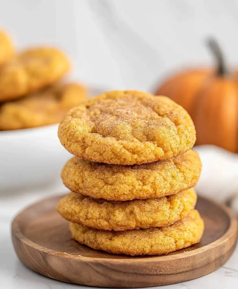 Chewy Pumpkin Snickerdoodle Cookies Recipe