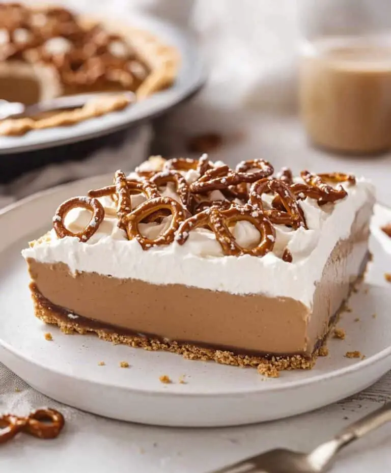 Peanut Butter Pretzel Pie Recipe