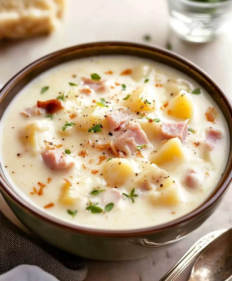 Creamy Ham Potato Soup Recipe