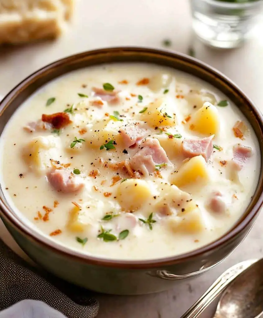 Creamy Ham Potato Soup Recipe