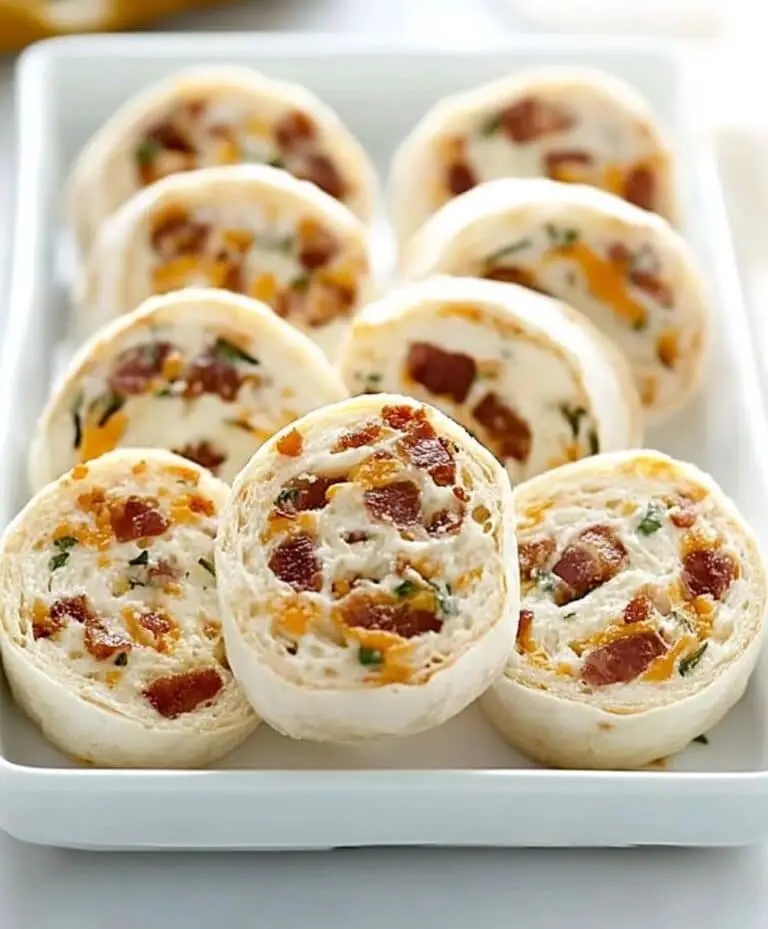 Bacon Cheddar Ranch Pinwheel Recipe