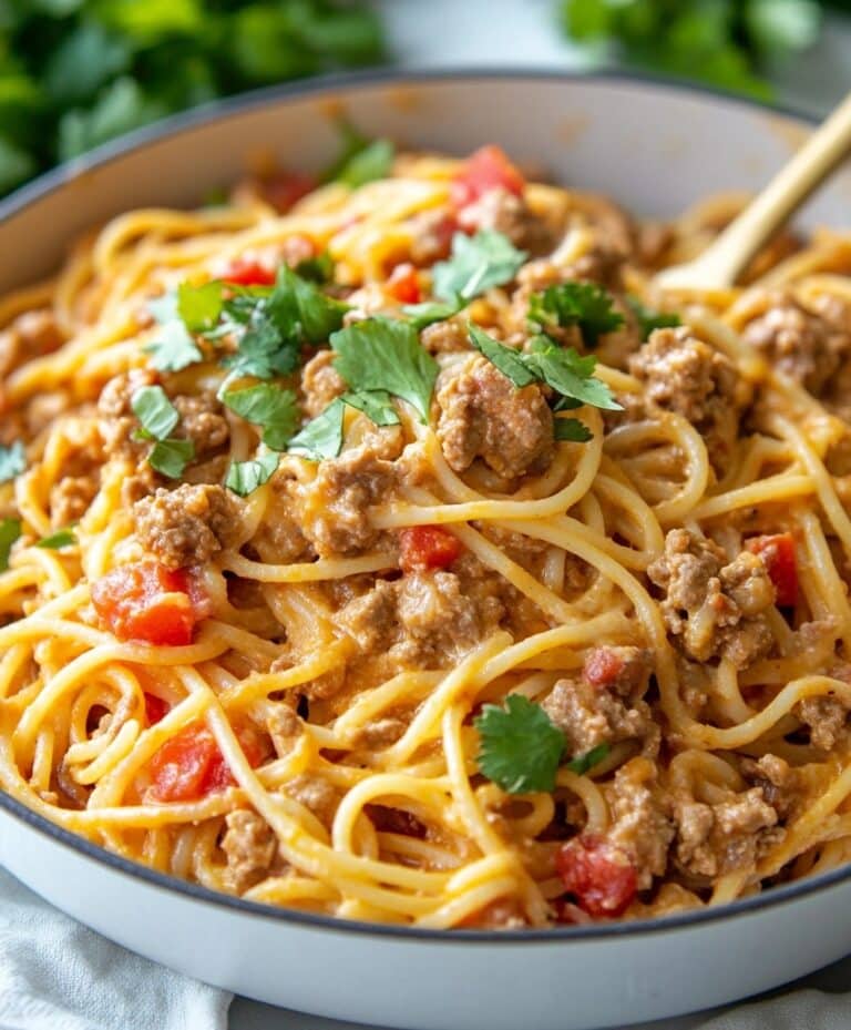 One Pot Taco Spaghetti Recipe