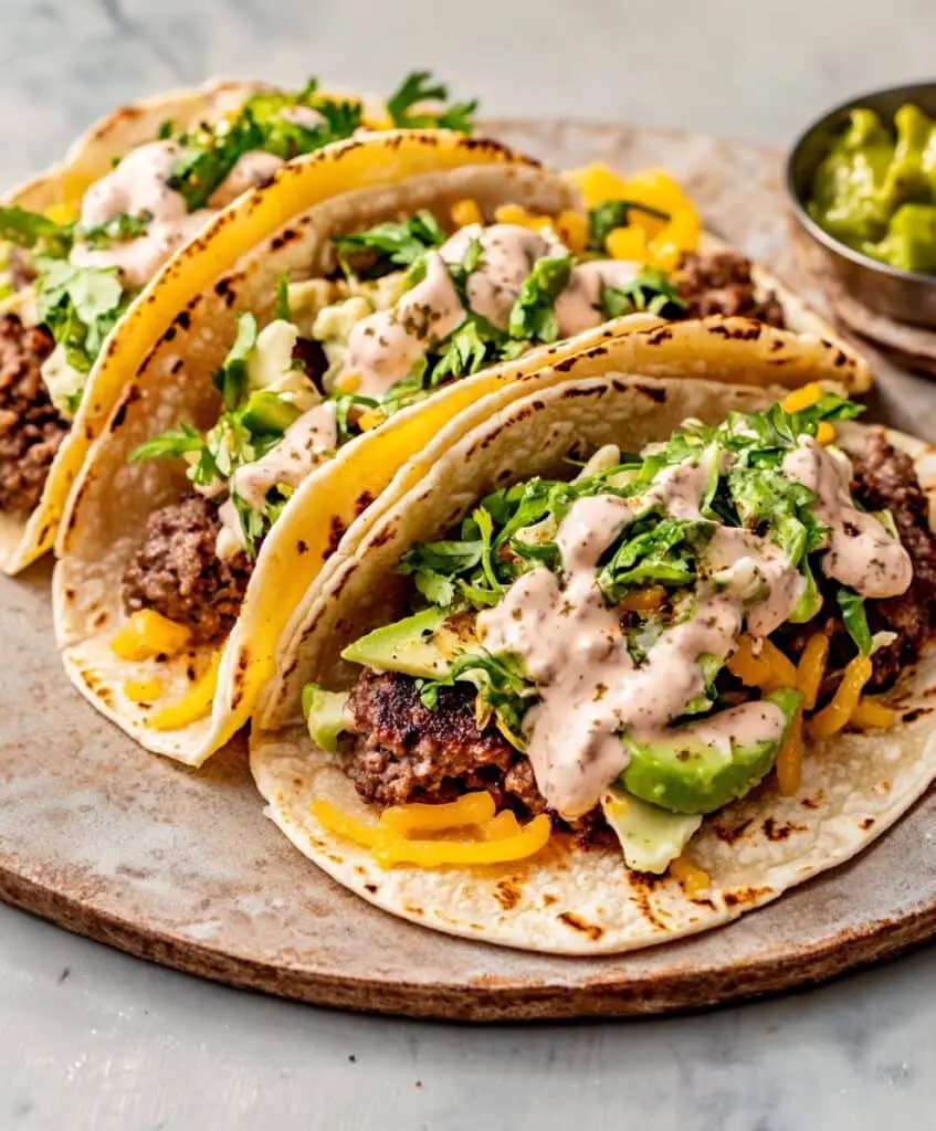 Smash Burger Tacos Recipe