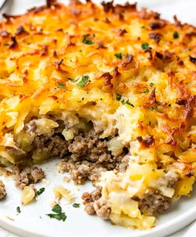 Hamburger Hashbrown Casserole Recipe