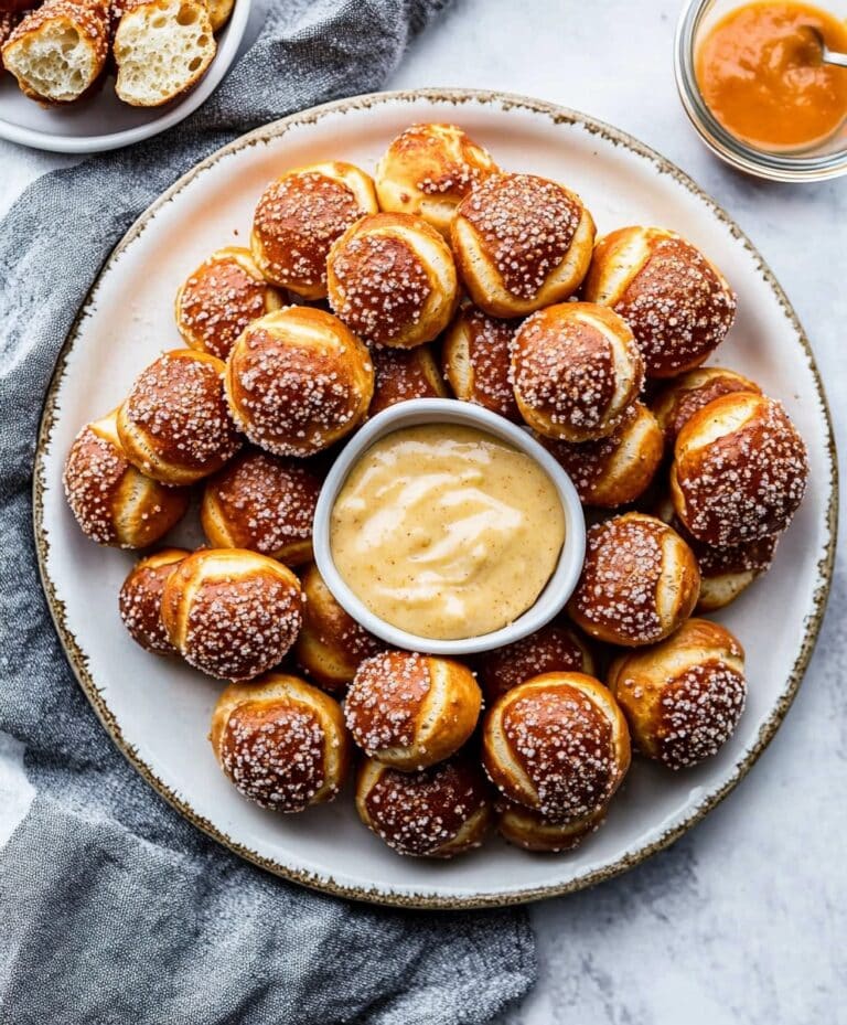 Buttery Soft Pretzel Bites Recipe