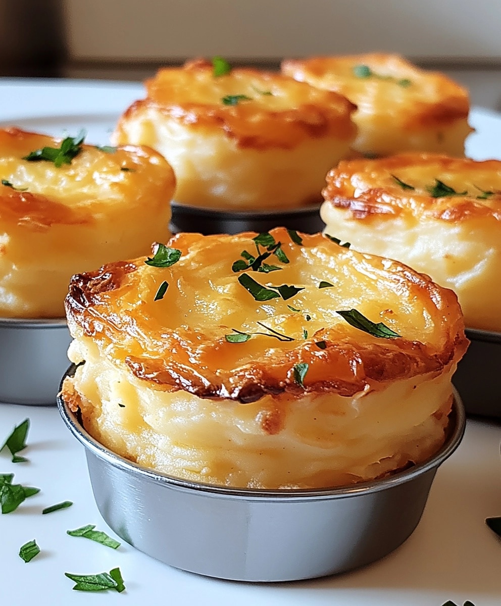 Cheesy Mashed Potato Puffs Recipe