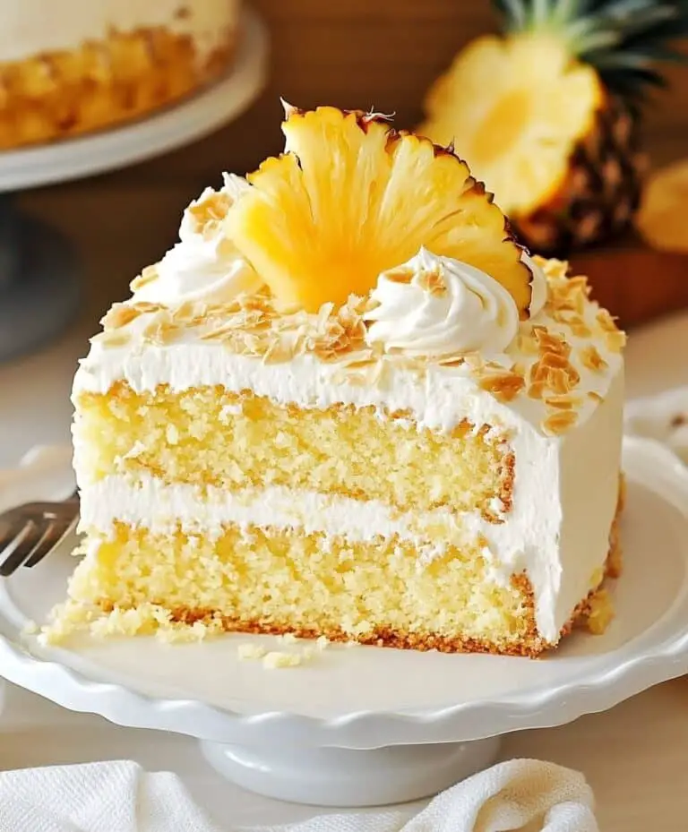 Hawaiian Pineapple Cake Recipe