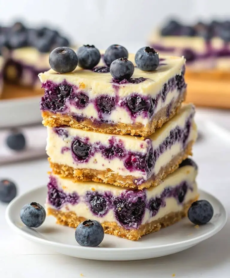 Blueberry Cheesecake Bars Recipe