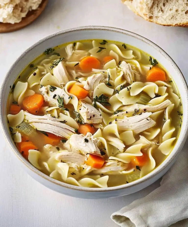 Easy Rotisserie Chicken Noodle Soup Recipe