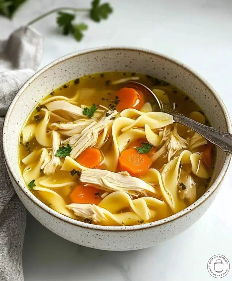 Homemade Chicken Noodle Soup Recipe