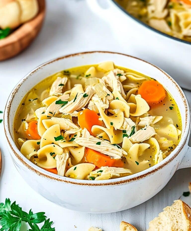 Copycat Panera Bread Chicken Noodle Soup Recipe