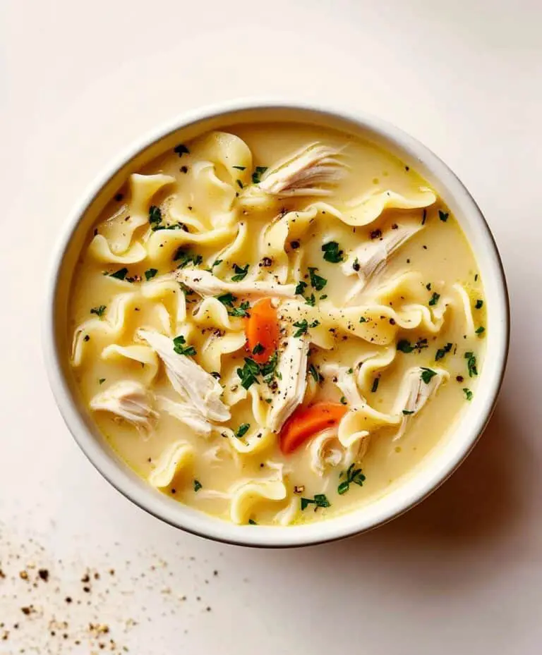 Creamy Chicken Noodle Soup Recipe