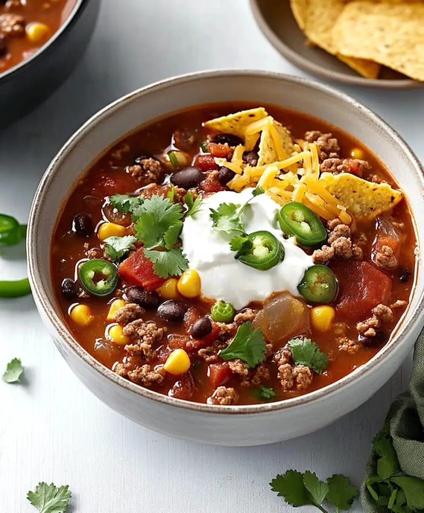 Easy Taco Soup Recipe
