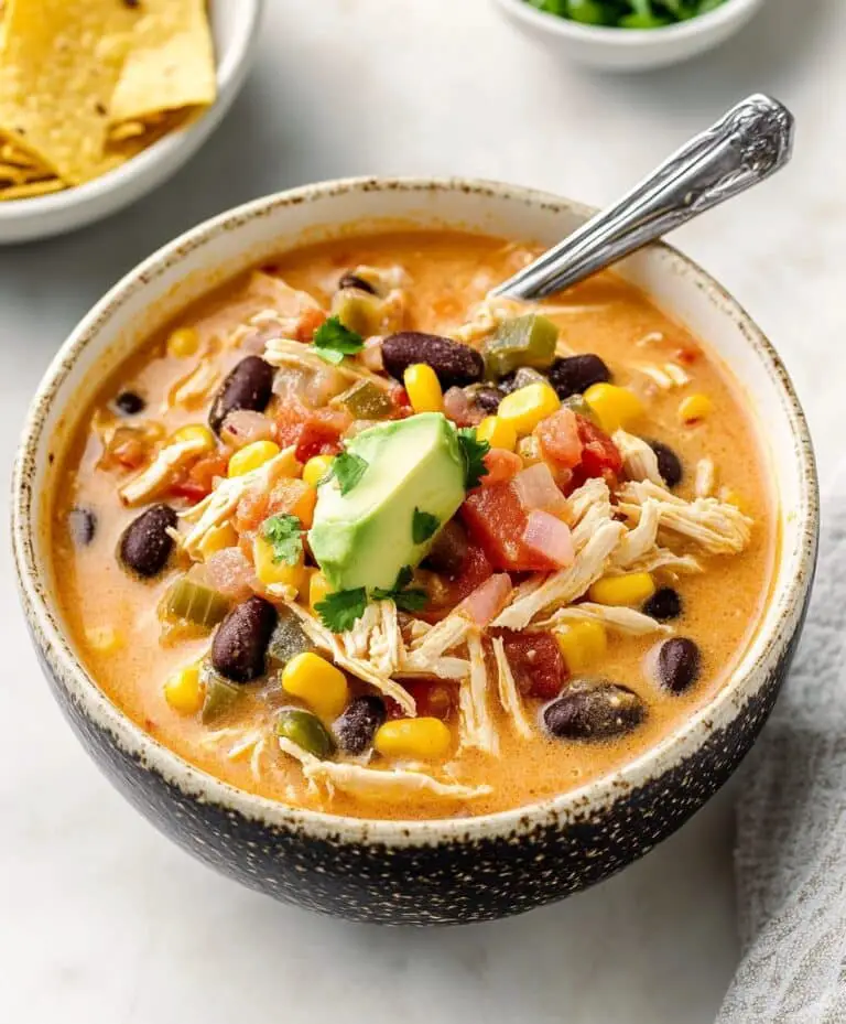 Easy Chicken Taco Soup Recipe
