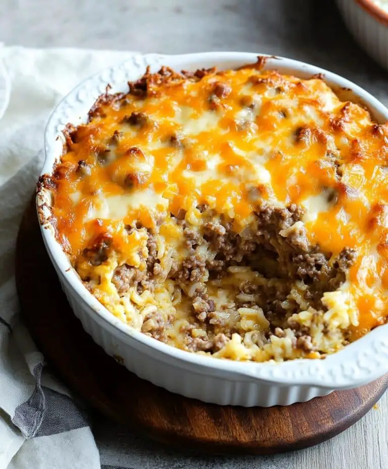 Hamburger Rice Casserole Recipe