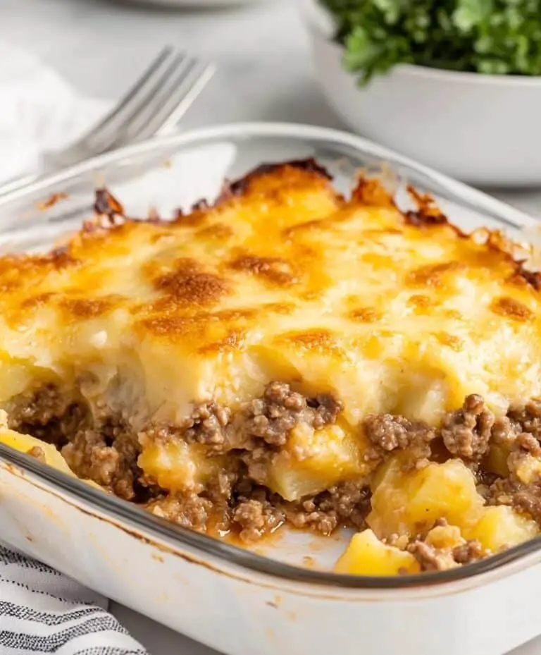 Easy Hamburger Potato Casserole Recipe