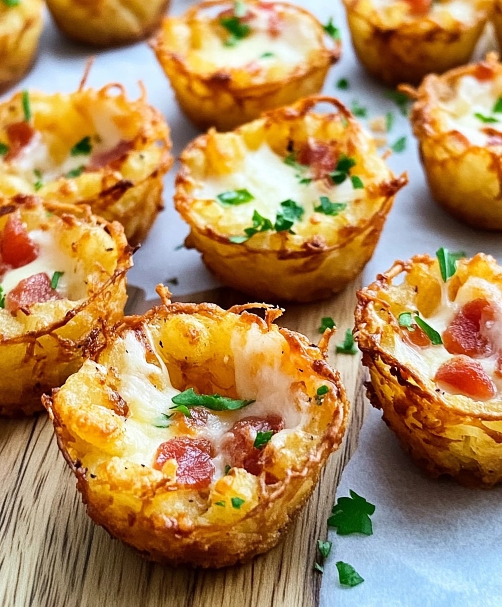 Tater Tot Appetizer Cups Recipe - Savory Recipe