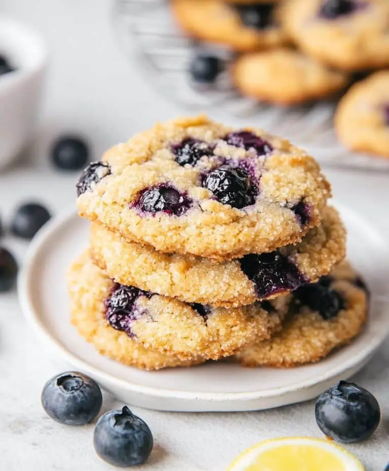 Blueberry Crumble Cake Cookies Recipe