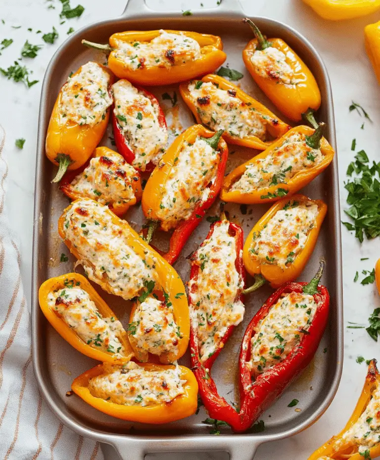 Cream Cheese Stuffed Mini Peppers Recipe