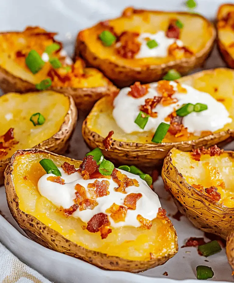 Baked Potato Skins Recipe