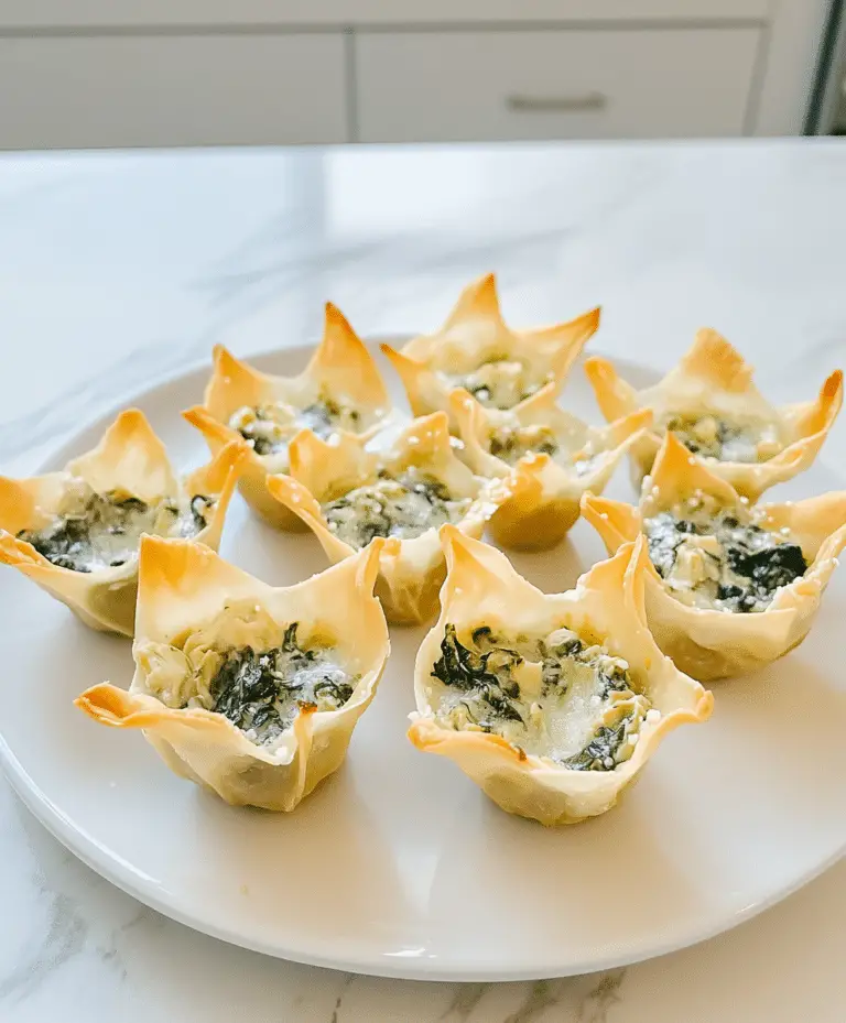 Spinach-artichoke Dip Wonton Cups Recipe