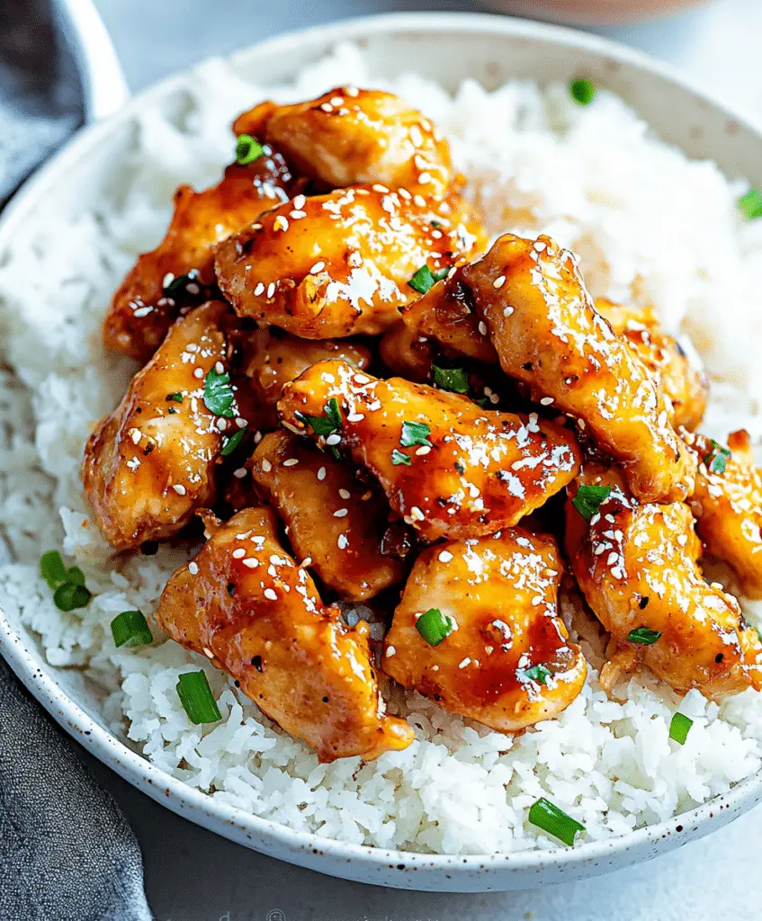 Honey Garlic Chicken Recipe