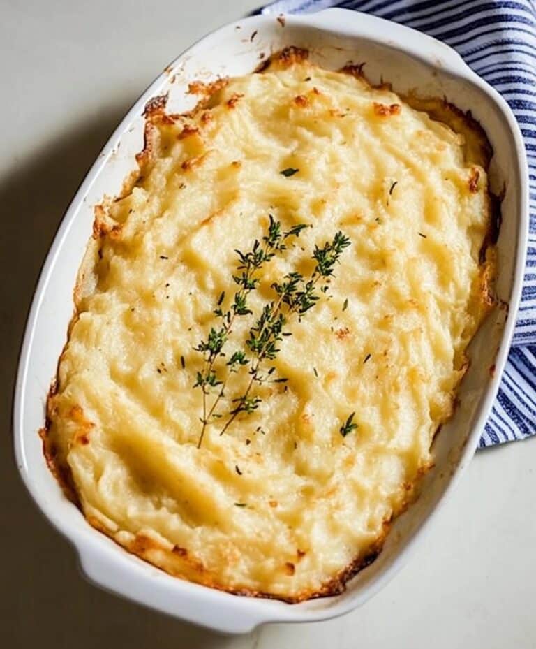 Creamiest Baked Mashed Potatoes Recipe