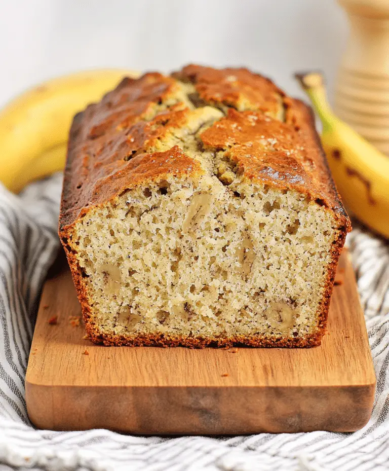 Moist Banana Bread Recipe