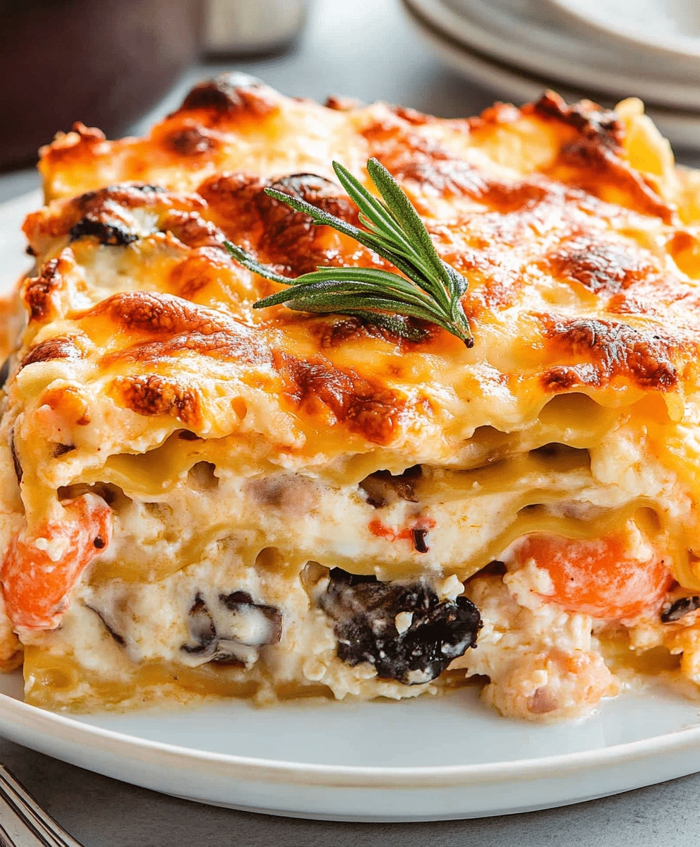 Seafood Lasagna Recipe - Savory Recipe