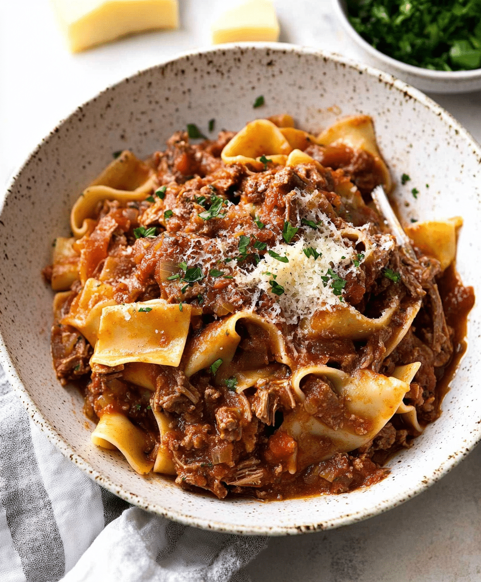 Slow Cooker Beef Ragu Recipe Savory Recipe