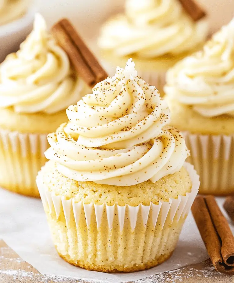 Eggnog Cupcakes Recipe