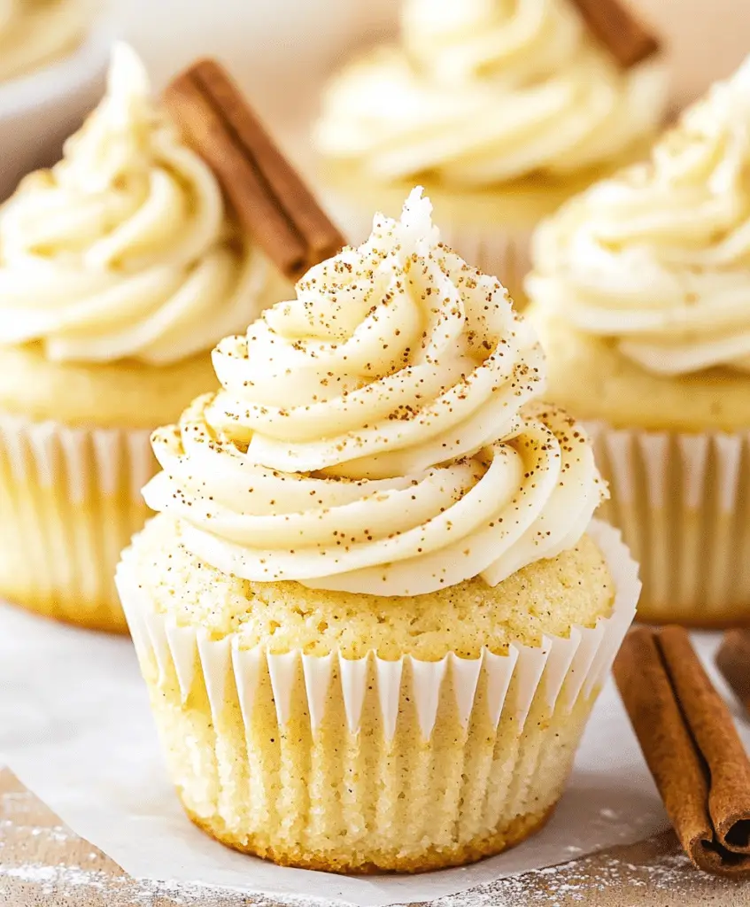 Eggnog Cupcakes Recipe