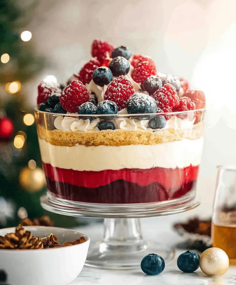 Christmas Trifle Dessert Recipe