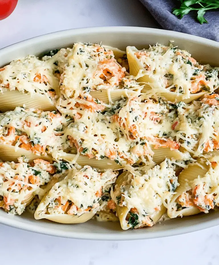 Creamy Seafood Stuffed Shells Recipe