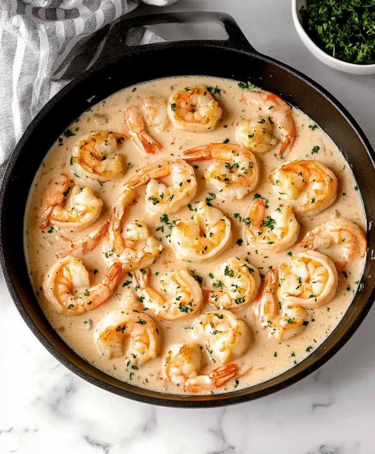 Creamy Garlic Shrimp Recipe