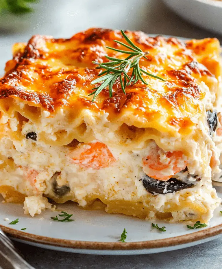 Seafood Lasagna Recipe