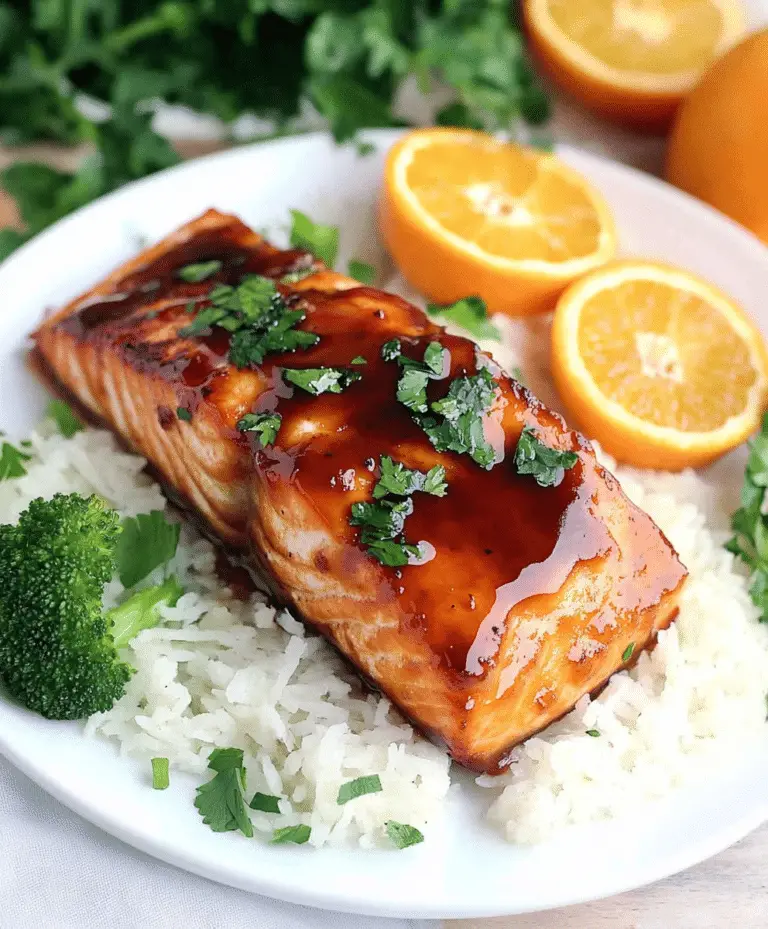 Orange Glazed Salmon Recipe
