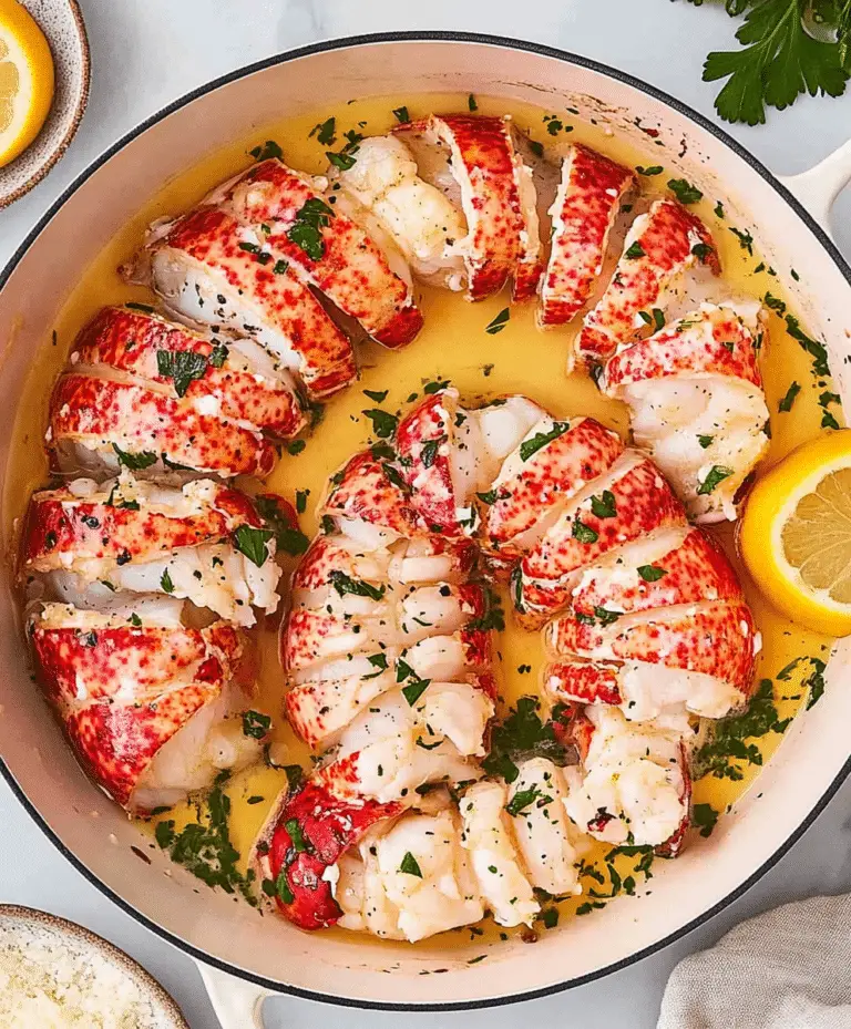 Butter Poached Lobster Tails Recipe