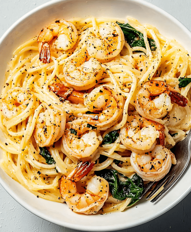 Garlic Butter Shrimp Pasta Recipe