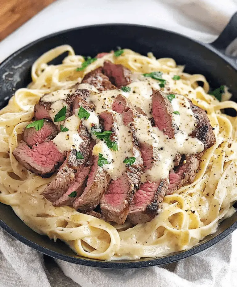 Steak Alfredo Recipe