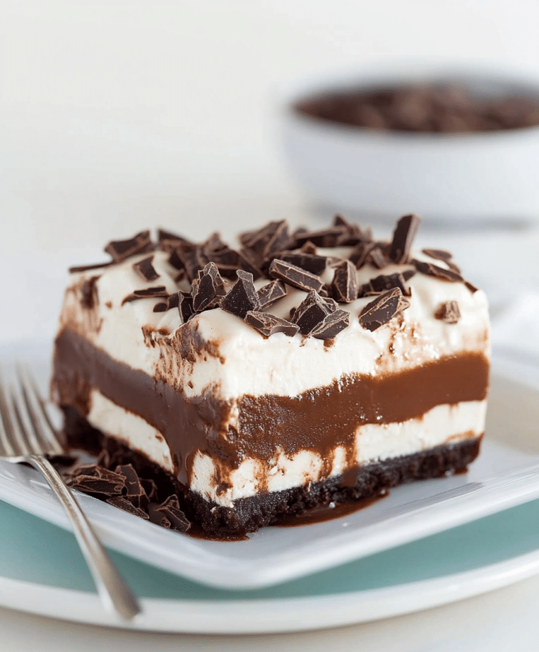 Hot Chocolate Lasagna Recipe