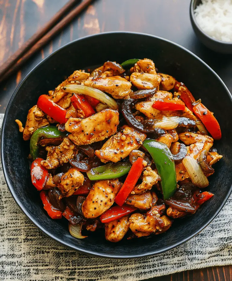Black Pepper Chicken Recipe