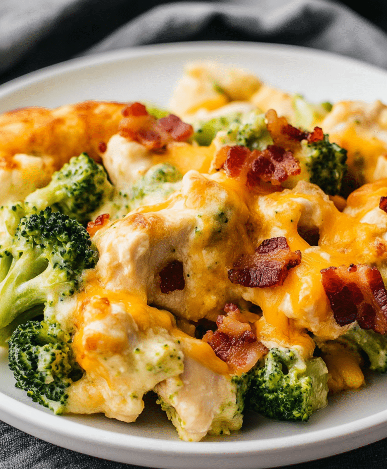 Broccoli Bacon Cheddar Chicken Recipe