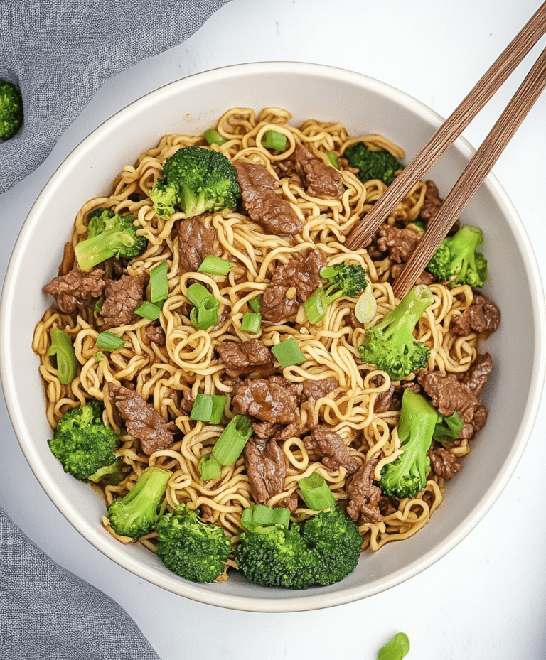 Beef And Broccoli Ramen Stir Fry Recipe