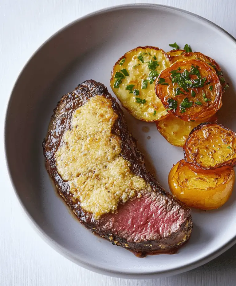 Parmesan Crusted Steak Recipe