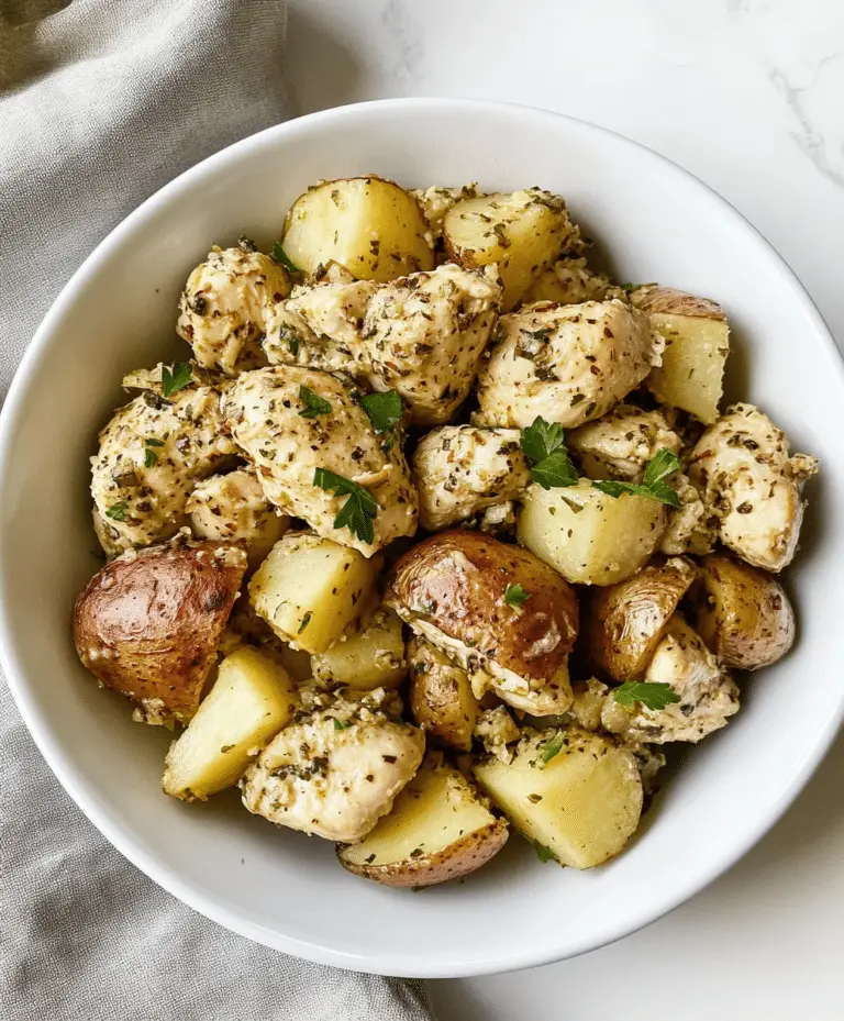 Garlic Parmesan Chicken And Potatoes Recipe