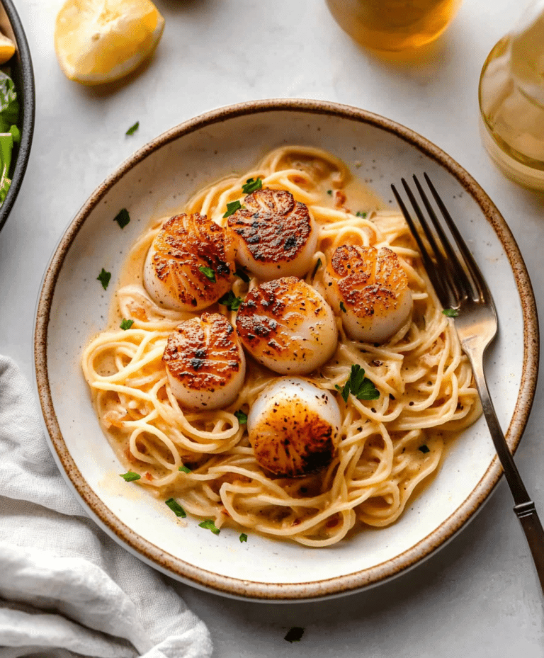 Scallop Recipe With Cream Sauce Recipe