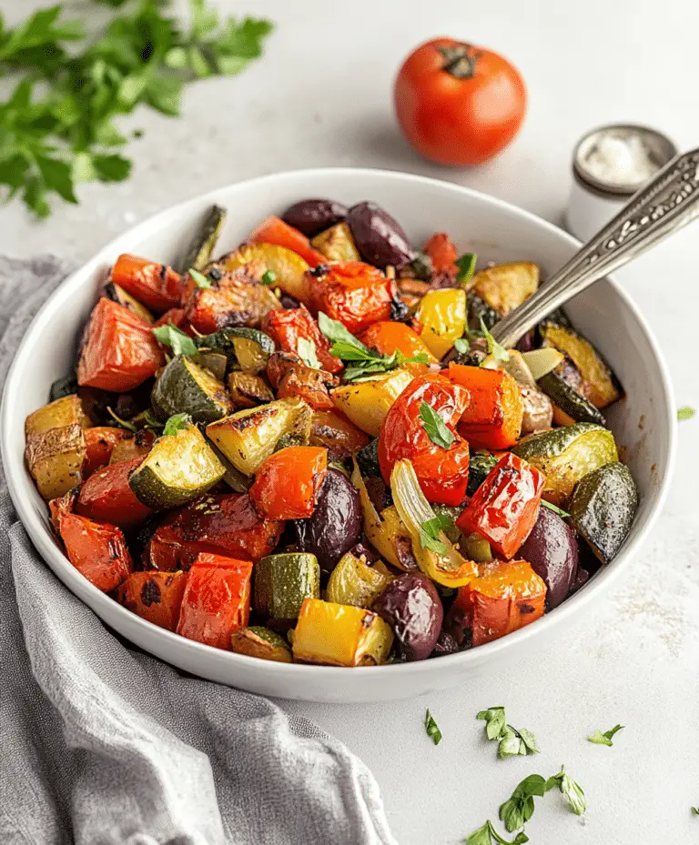 Mediterranean Roasted Vegetables Recipe