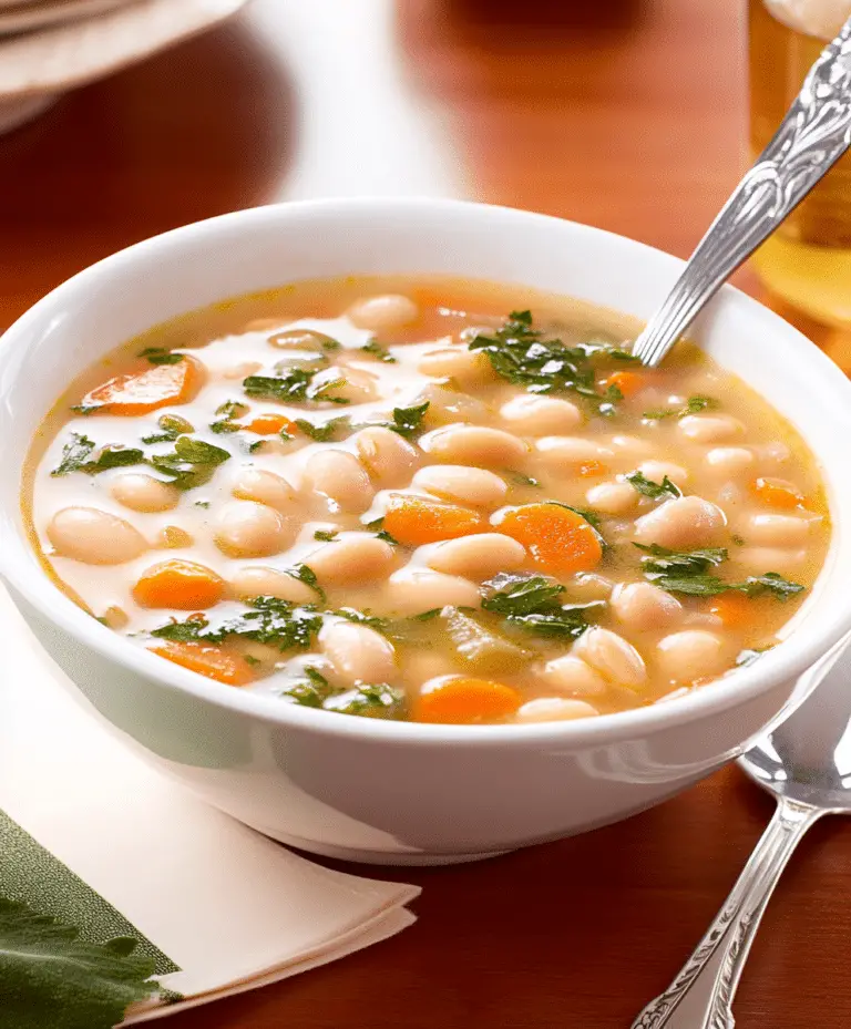Mediterranean White Bean Soup Recipe