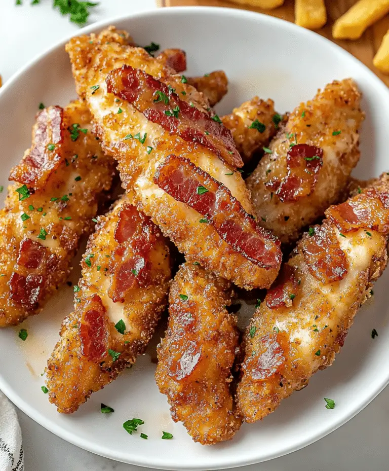 Bacon Brown Sugar Chicken Tenders Recipe